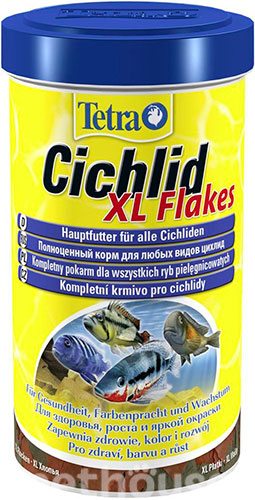 Tetra Cichlid XL - корм для крупных цихлид, хлопья