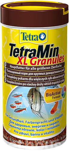 TetraMin XL Granules - основной корм для крупных рыб, гранулы