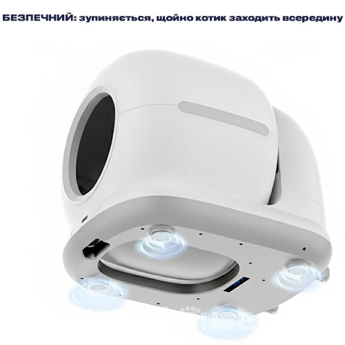 Tikpaws Автоматический туалет Auto Self-Cleaning Cat Litter Box CB001 для кошек Tikpaws Автоматический туалет Auto Self-Cleaning Cat Litter Box CB001 для кошек