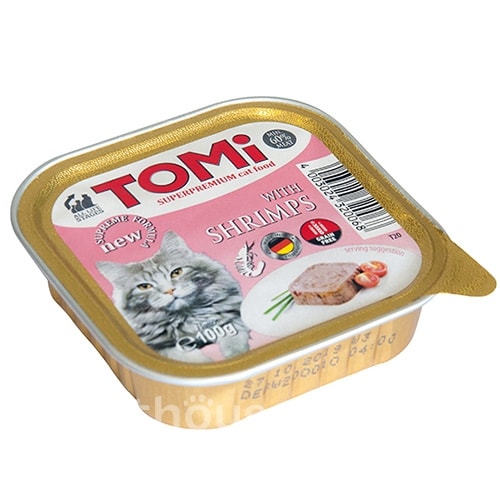 Tomi Паштет с креветками для кошек