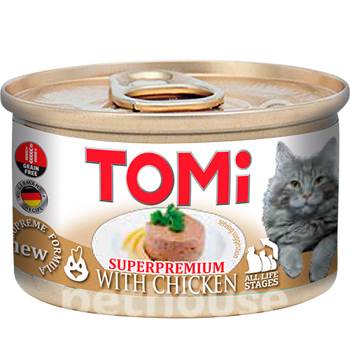 Tomi Ніжний мус з куркою для котів