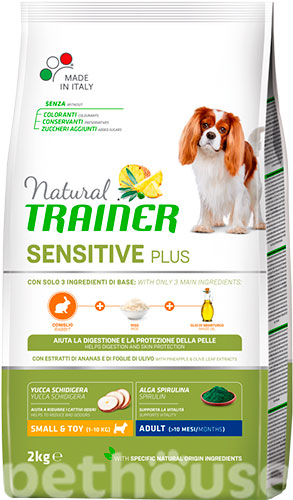 Trainer Natural Dog Sensitive Plus Adult Mini Rabbit