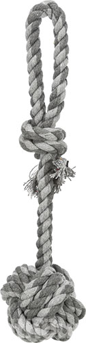 Trixie М'яч із каната на мотузці, 5,5 см, фото 4