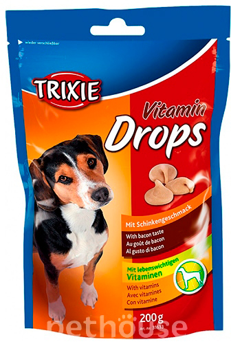 Trixie Дропсы с беконом для собак