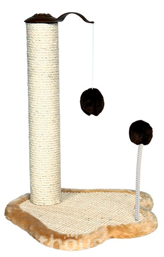 Trixie Когтеточка-столбик сизалевая с игрушкой
