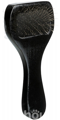 Trixie Пуходерка-щітка з дерев'яною ручкою, двостороння, фото 2
