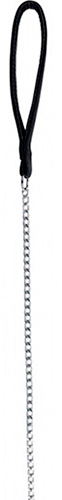 Trixie Поводок-цепочка с нейлоновой ручкой для собак, черный