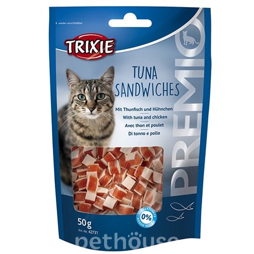 Trixie Premio Сэндвичи с тунцом и курицей для кошек