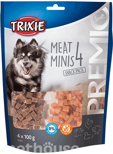 Trixie Premio 4 Meat Minis Кубики с 4 видами мяса для собак