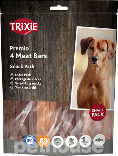Trixie Premio 4 Meat Bars Стріпси з 4 видами м’яса для собак