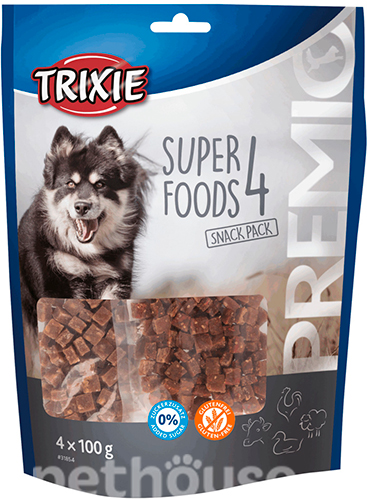 Trixie Premio 4 Superfoods Кубики з 4 видами м’яса та ягодами для собак