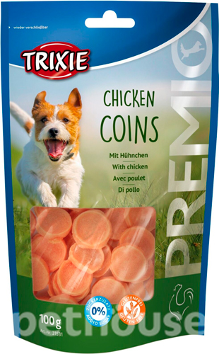Trixie Premio Chicken Coins Медальоны с курицей для собак