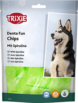 Trixie Denta Fun KauChips Light Чипсы со спирулиной для собак