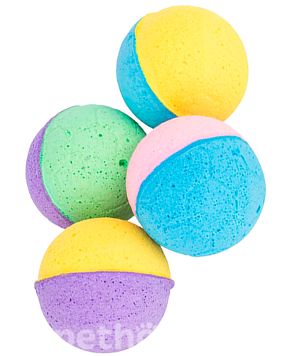 Trixie Набор мягких разноцветных мячиков для кошек