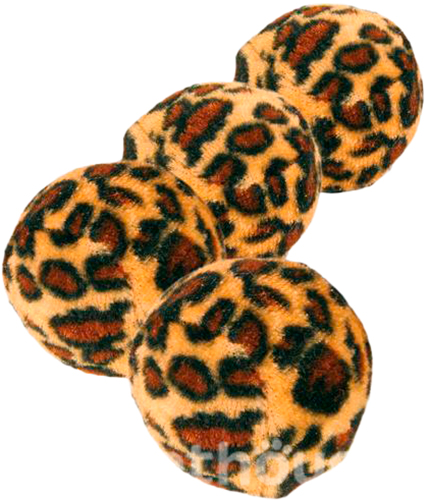 Trixie Набор мячиков с леопардовым принтом для кошек