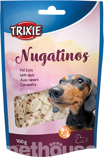 Trixie Nuganitos Лакомство из сыромятной кожи с уткой для собак