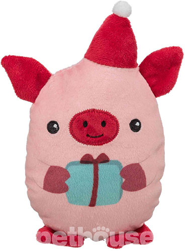 Trixie Xmas Игрушка "Рождественская свинка" для собак