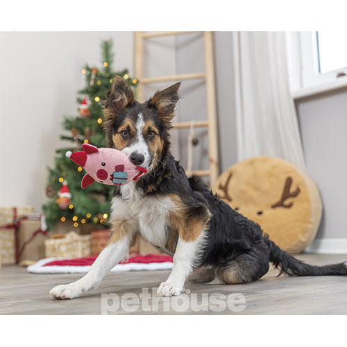 Trixie Xmas Игрушка "Рождественская свинка" для собак