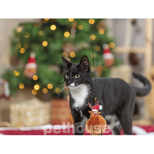 Trixie Xmas Вудка-паличка з різдвяним оленем для котів