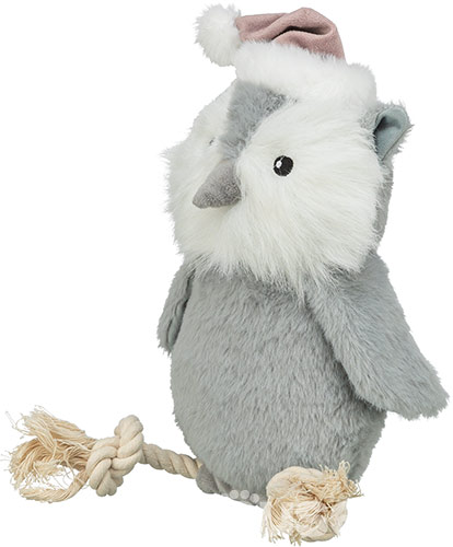 Trixie Xmas Іграшка "Різдвяна сова" з канатом для собак