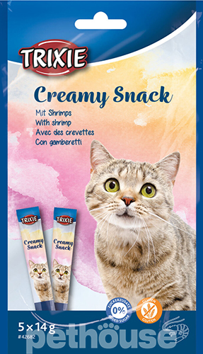 Trixie Creamy Snacks Муссовые лакомства с креветками для кошек Trixie Creamy Snacks Муссовые лакомства с креветками для кошек
