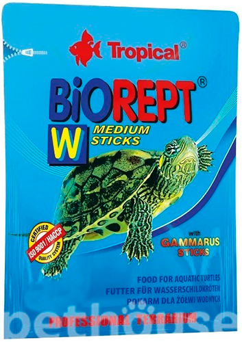 Tropical Biorept W - основной корм для водоплавающих черепах, палочки, фото 2