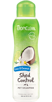 TropiClean Шампунь "Лайм и кокос" для ускорения линьки кошек и собак