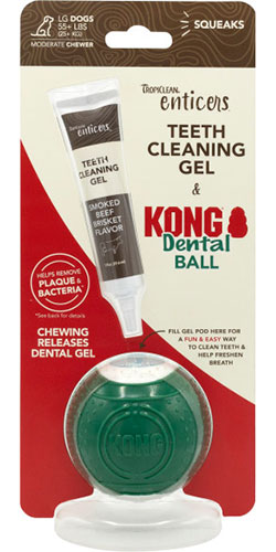 TropiClean Enticers Kong L Набор по уходу за полостью рта собак