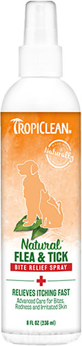 TropiClean Flea & Tick Спрей "Заспокійливий" при укусах паразитів для собак і котів