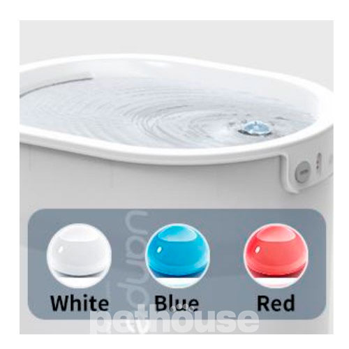 Uahpet Питний фонтан Glow Wireless Cat Water Fountain