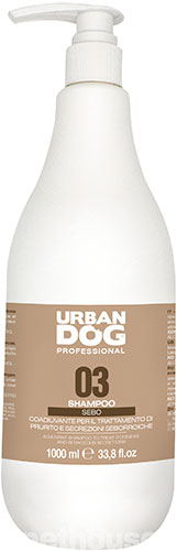 Urban Dog 03 Sebo Shampoo Заспокійливий шампунь для собак при свербежу та себореї, фото 2