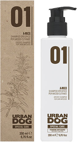 Urban Dog 01 A-Mico Shampoo Спеціальний шампунь для собак при мікозах шкіри