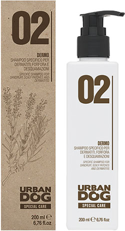Urban Dog 02 Dermo Shampoo Шампунь для собак при перхоти, шелушении кожи и дерматите