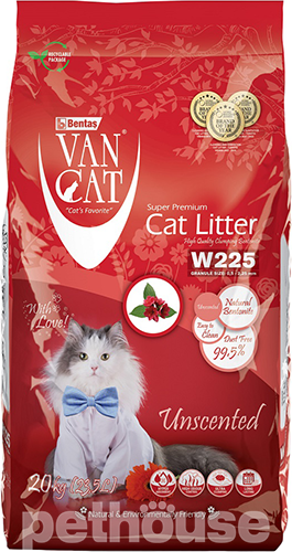 VanCat Natural Бентонітовий наповнювач, без аромату