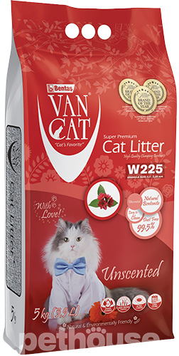 VanCat Natural Бентонитовый наполнитель, без аромата