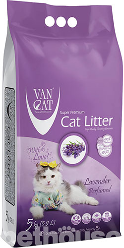 VanCat Lavender Бентонитовый наполнитель, с ароматом лаванды, фото 2