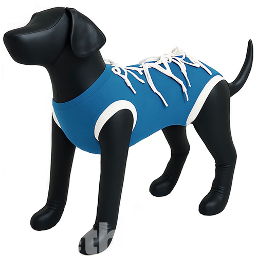 Vetamino Попона післяопераційна для собак, синя