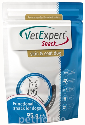 VetExpert Snack Skin & Coat Dog - ласощі для здоров'я шкіри та шерсті у собак