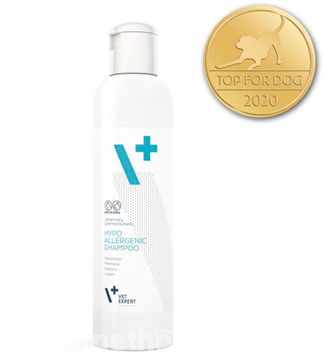 VetExpert Hypoallergenic Shampoo Гипоаллергенный шампунь для кошек и собак, фото 2