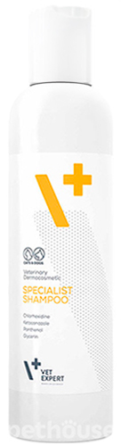 VetExpert Specialist Shampoo Антибактеріальний шампунь з хлоргексидином для котів і собак