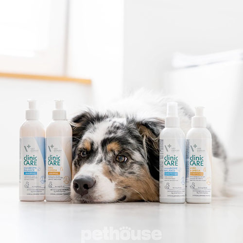 VetExpert Clinic Care Hypo & Omega Shampoo Смягчающий шампунь для собак и кошек VetExpert Clinic Care Hypo & Omega Shampoo Смягчающий шампунь для собак и кошек