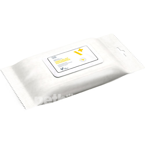 VetExpert Specialist Hexa Wipes Серветки для очищення шкіри котів і собак, схильної до бактеріальних чи грибкових запалень