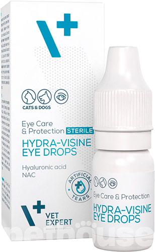 VetExpert Hydra-Visine Eye Drops Капли для ежедневного увлажнения глаз кошек и собак