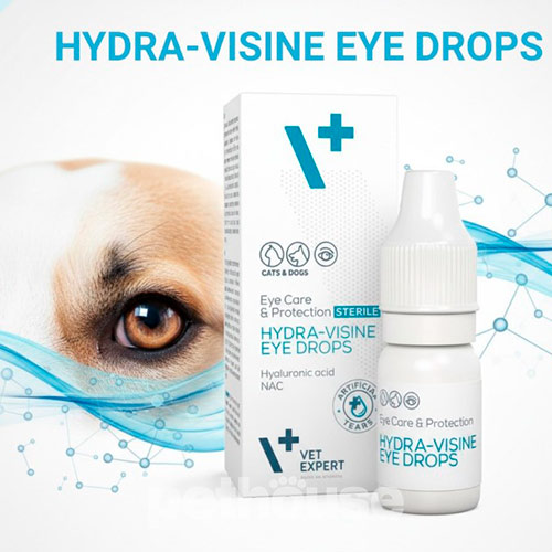 VetExpert Hydra-Visine Eye Drops Капли для ежедневного увлажнения глаз кошек и собак
