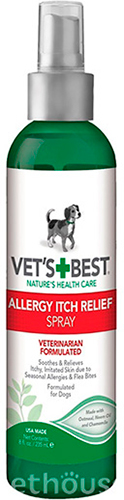 Vet's Best Allergy Itch Relief Spray Спрей для собак с чувствительной кожей