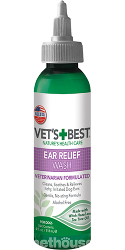 Vet's Best Ear Relief Wash Рідкий очищувач для вух собак