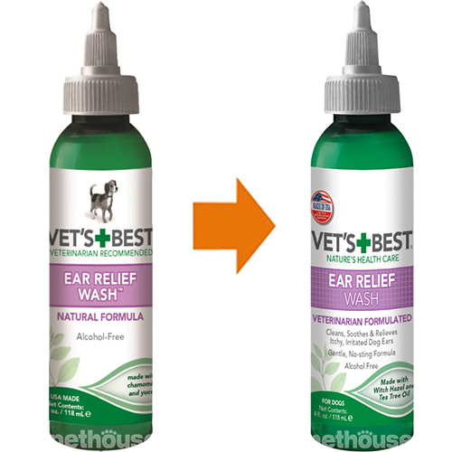 Vet's Best Ear Relief Wash Рідкий очищувач для вух собак