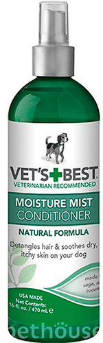 Vet's Best Moisture Mist Conditioner - спрей для быстрого увлажнения кожи и шерсти собак