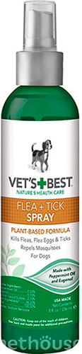 Vet’s Best Flea & Tick Spray Cпрей от блох, клещей и москитов для собак