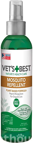 Vet's Best Mosquito Repellent Спрей от насекомых для кошек и собак